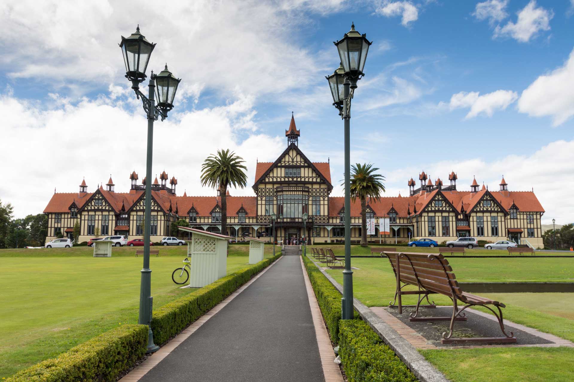 Government Gardens in Rotorua, a popular tourist attraction