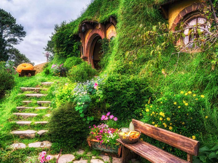 Hobbiton, a popular tourist destination in Matamata, Waikato Region